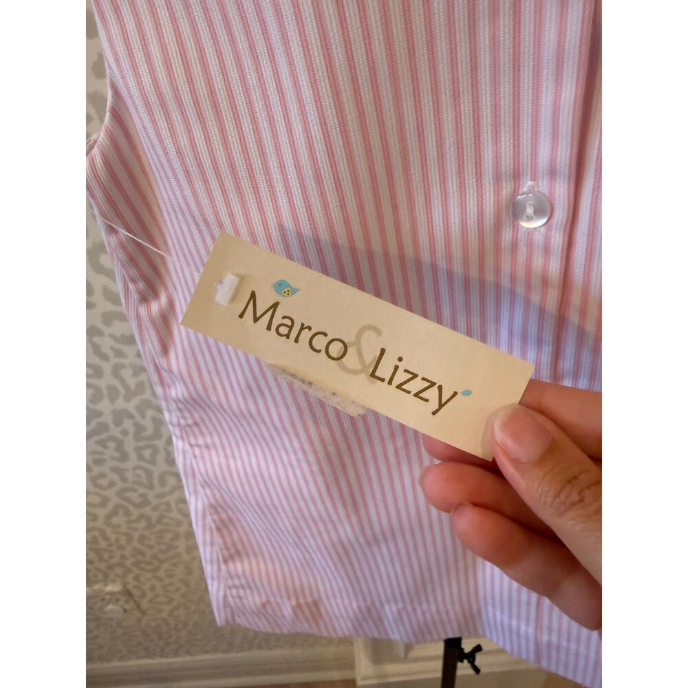 Marco & Lizzy Girls Pink Serena A-Line Scalloped Dress Size 3Years - Picture 5 of 6